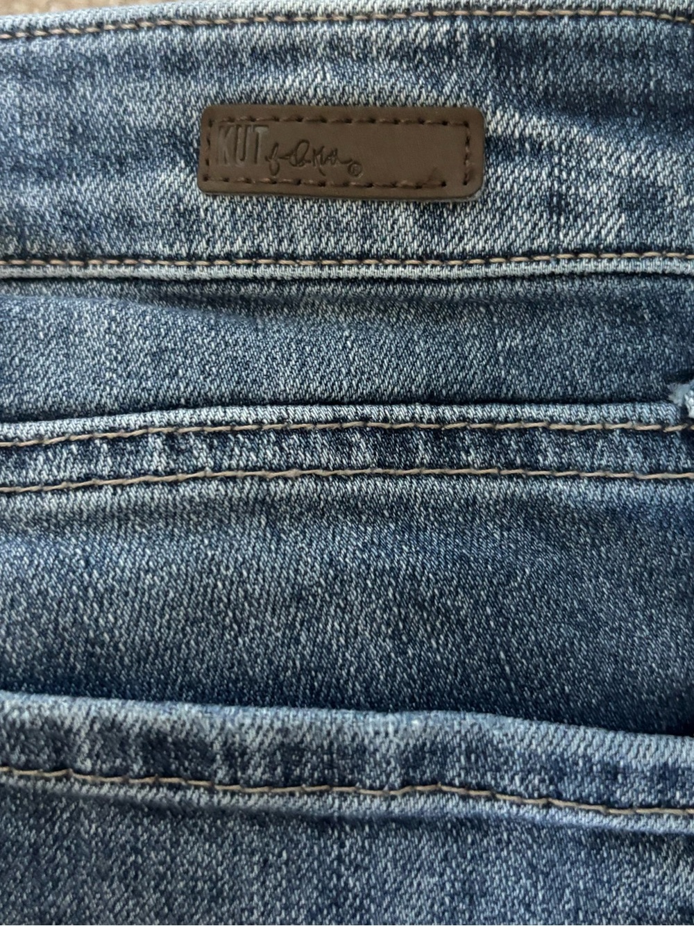 Kut From The Kloth Crop Straight Leg Jeans - Picture 6 of 9
